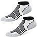 Well Knitting Men's 6 Pairs Cushioned Coolmax Sports Running Ankle Socks