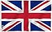 Anley Fly Breeze 3x5 Foot United Kingdom UK Flag - Vivid Color and UV Fade Resistant - Canvas Header and Double Stitched - British National Flags Polyester with Brass Grommets 3 X 5 Ft
