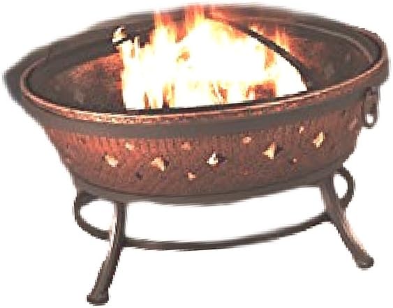 Amazon Com Fire Pit With Legs Large Vintage Rustic Burning Bowl