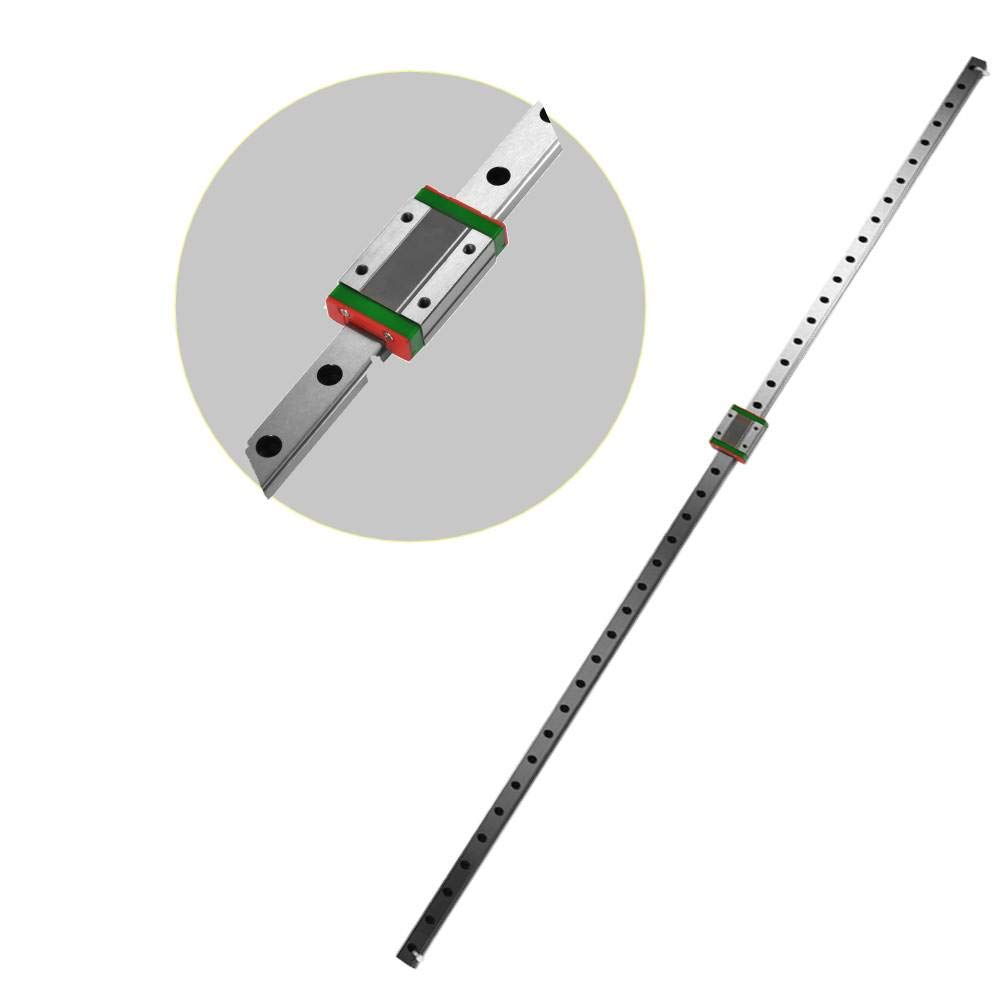 Linear Rail Guide, 1000mm MGN12H Linear Guide Rail with Linear Guide Block, for DIY 3D Printer and CNC Machine