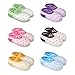 YOHOOLYO Baby Socks 6 Pairs Anti Skid Slip Socks Grip Socks for Toddlers 10-36 Months Toddler and Infants Girl Multicolor