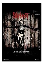 Slipknot The Gray Chapter Poster Magnetic Notice Board Black Framed - 96.5 x 66 cms (Approx 38 x 26 inches)