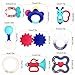 Biulotter 9 Pack Baby Teething Toys Infant Training Toy Case