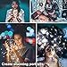 TDELTA 12 Pack 10 FT 30 LED Powered Fairy String Lights - LED String Lights - Firefly Lights - Silver Wire - Battery Operated- for Christmas, Bedroom, Patio, Garden, Parties, Wedding - Warm White