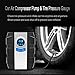 Portable Digital Tire Inflator 150 PSI, Tcisa 12V DC Auto Car Air Compressor Pump with Pressure Gauge