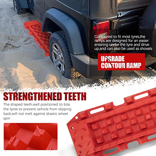 BUNKER INDUST Recovery Traction Boards Tire Traction Mat for 4X4 Mud