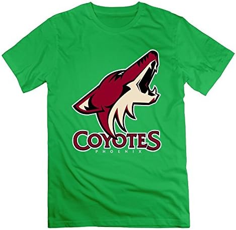 ForestGreen Phoenix Coyotes Causal Short Sleeve Funny Shirts For Father Size XXL