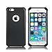 iPhone 6 Case,iPhone 6S Case,GOGING Impact Resistant Double Layer Shockproof Hard Shell Case Compatible for Apple iPhone 6/6S 4.7 inch (Black)