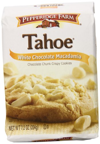 Pepperidge Farm Chocolate Chunk Crispy Cookies, Tahoe White Chocolate Macadamia, 7.2 Ounce Bag (Pack of 20)