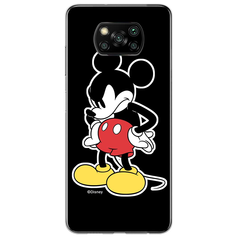 ERT GROUP mobile phone case for Xiaomi POCOPHONE X3 original and officially Licensed Disney pattern Mickey 011 optimally adapted to the shape of the mobile phone, case made of TPU
