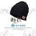 Hat with Light LED Beanie Stocking Stuffers, Gifts for Men and Women Camping Accessories, USB Rechargeable Hands-Free Headlamp Cap, Unisex Warm Knit Lighted Headlight Hat, for Dad