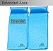 WACOOL Ultralight Inflatable Sleeping Pad Mat Air Mattress - Ultra-Compact for Backpacking, Camping, Travel, Air-Support Cells Design (Blue Sleeping pad)