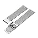 RECHERE Mesh Stainless Steel Bracelet Wrist Watch Band Strap Interlock Safety Clasp Silver 18 20 22 24mm