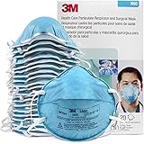 3M 1860 Medical Mask N95, 20 Count, Expire on May 2024, International Shipping Eligible