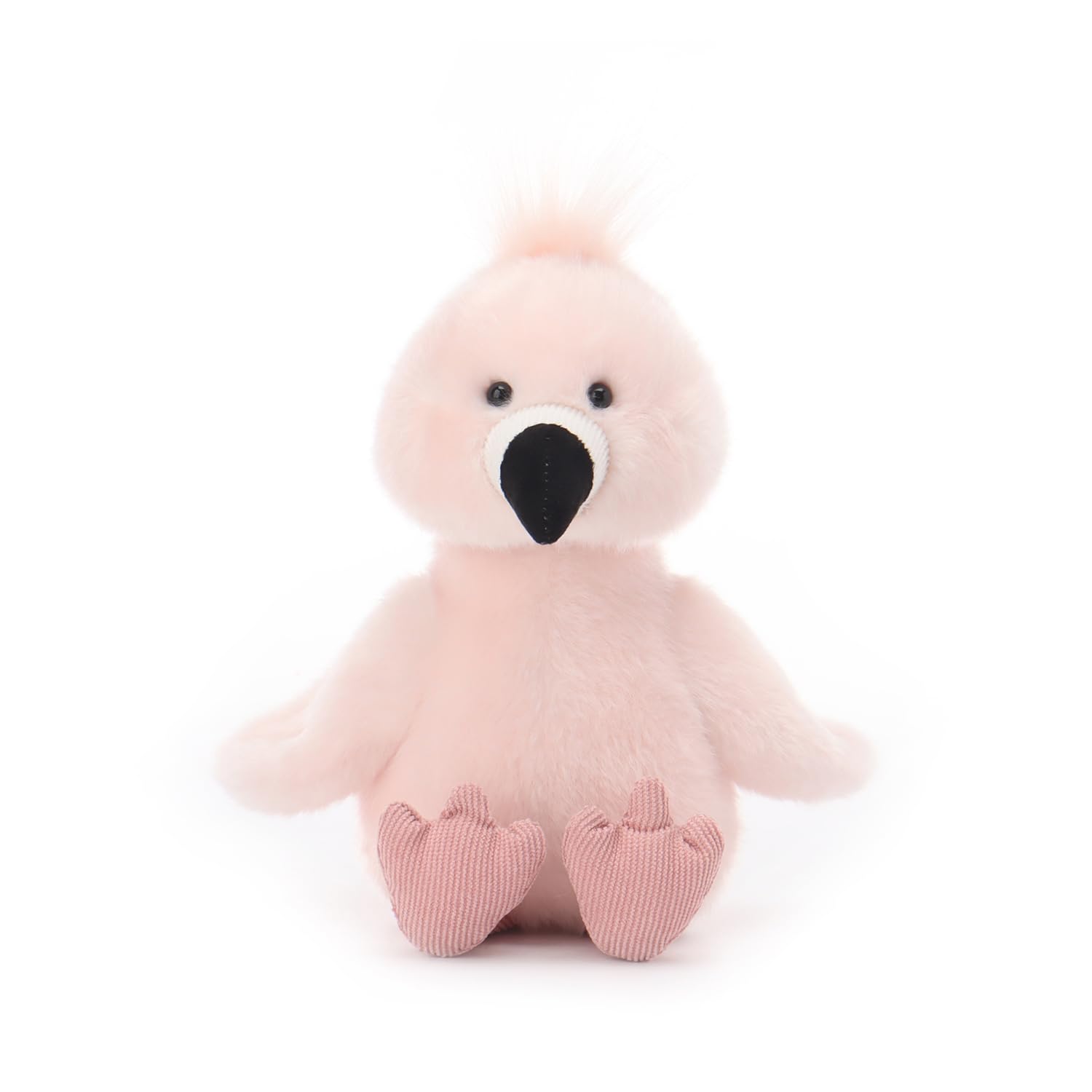 Apricot Lamb Charming Flamingo Bird Plushies Stuffed Animals for Baby Girl and Boy, Soft Cute Plush Toys for Kids, 7 Inches