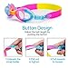 Kids Swim Goggles,Swimming Glasses for Children and Early Teens from 3 to 15 Years Old, Anti-Fog, Waterproof&UV Protection,With Ear Plugs and Nose Clip,2 Pack By Gowave
