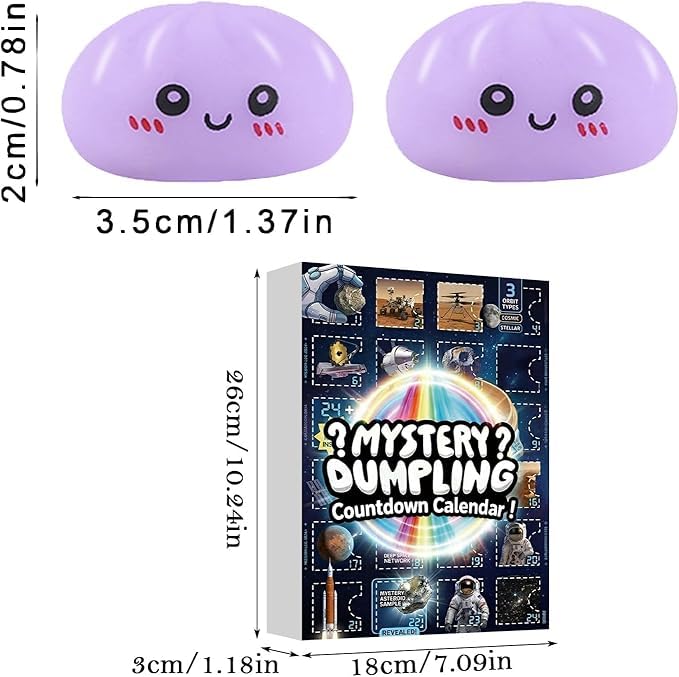 SLEEPHEAD®24 PCS Random Surprise Dumpling Squishies