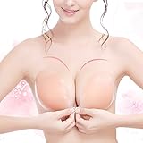 AVIGOR Sticky bra Self Adhesive Silicone Bra Strapless Invisible Backless Bras for Women(FBA) D