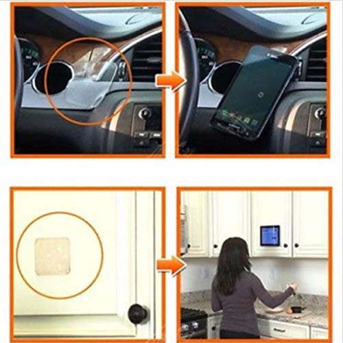 MSOO Sticky Silicone Gel Pads Clear Anti-Slip Gel Pads Auto Gel Holders (6PCS)