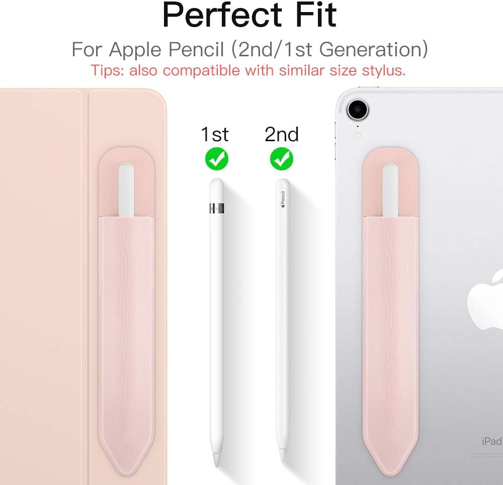 MoKo Pencil Holder Sticker Fit Apple Pencil Pro, Apple Pencil (USB-C), Apple Pencil 1st/2nd Generation - Image 3