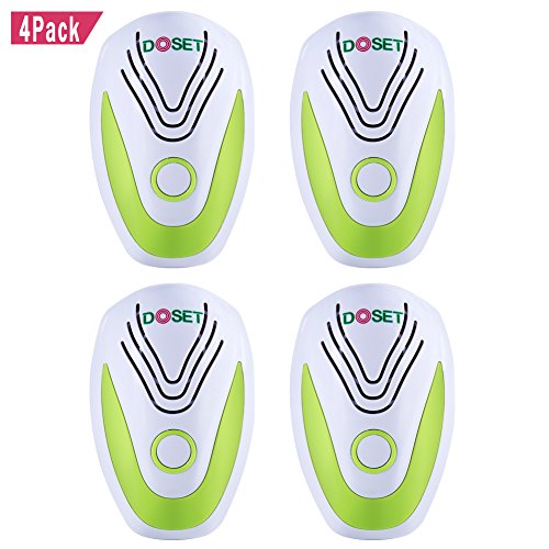 Ultrasonic Pest Repellent, Electronic Pest Control Plug In Repeller for Insect - Mice, Roaches, Bugs, fleas, Mosquitoes, Spiders, Human & Pet Safe (4pack) Ultrasonic Pest Repellent, Electronic Pest Control Plug In Repeller for Insect - Mice, Roaches, Bugs, fleas, Mosquitoes, Spiders, Human & Pet Safe (4pack)
