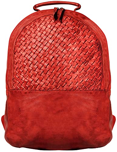 Leather Backpack for Women - Mothers Day Gift for her Washed Leather Multipurpose Laptop Handbag, Business Bookbag Camping Daypack Fashion Shoulder Travel Holiday Bag