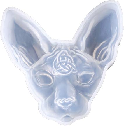 Fangwww Moule A Colle En Silicone En Resine Epoxy Uv Motif Chat Amazon Fr Cuisine Maison