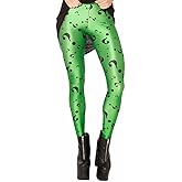 Sister Amy® Women's High Waist Pure Color Digital Printted Ankle Elastic Tights Legging