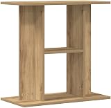 vidaXL Aquarium Stand Artisan Oak Engineered Wood 60x30x60 cm