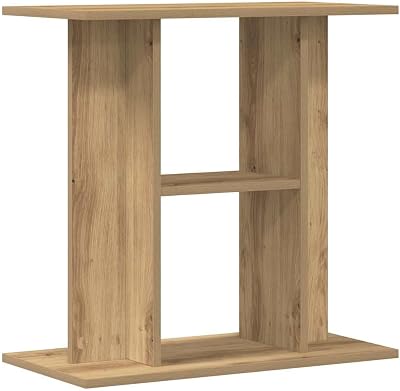 vidaXL Aquarium Stand Artisan Oak Engineered Wood 60x30x60 cm