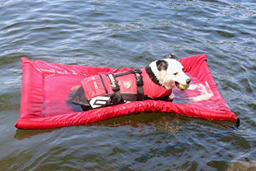 Lazy Dog Loungers Rafts for Dogs and Pets - Semi-Submersible to Keep Your Dog Cool - Lake, Pool, River and Boat (Royal Blue - Large) - Thumbnail 2