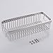 Kes SOLID SUS 304 Stainless Steel Shower Caddy Bath Basket Storage Shelf Hanging Organizer Rustproof Wall Mount, Polished Finish, BSC201