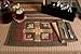 Tea Cabin Placemat Quilted Set of 2 12x18