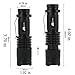 AR happy online UV Flashlight, UV Light Flashlight Black Light, Zoomable 365nm UV Blacklight LED Flashlight Detector for Pets Urine and Stains, Resin Curing, Bed Bugs and Scorpions (2 Pack)