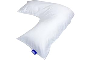 Contour Products L Pillow Case, White, Made Specifically for The Contour Products L-Shaped Body Pillow