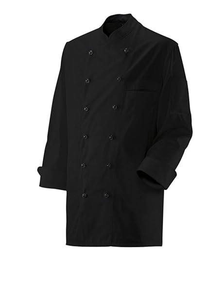 Exner Kochjacke Bäckerjacke Jacke Langarm Schwarz Gr. 38-74 für Damen & Herren