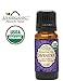 US Organic 100% Pure Lavender Essential Oil, Directly sourced from Bulgaria, USDA Certified Organic, Undiluted, for Diffuser, Humidifier, Massage, Skin, Hair Care, Non GMO, 10 ml