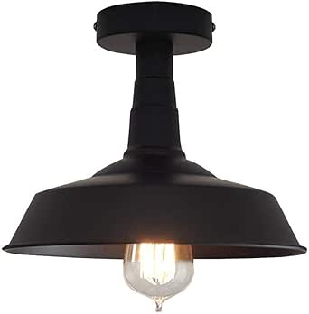 SQDDM Jaula de metal industrial Luz de techo Montaje semi empotrado