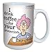 Hilarious Aunty Acid for Your Protection Large Coffee Mug, 15-Ounce Cup lm43796 - Funny, Unique Gifts for Coffee Lovers, Office - Tree-Free Greetings