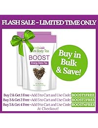 Bikini Body Energy & Detox Tea – Mejor té de día en Amazon – Aumenta el metabolismo, limpia y encoge los mangos de amor (30 días de limpieza)