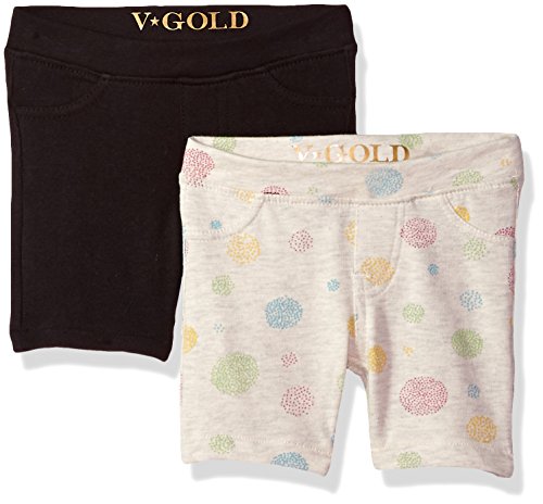 VIGOSS Big Girls' 2 Pack Bermuda Short, Coconut, 10