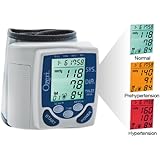 Ozeri BP2M CardioTech Premium Series Digital Blood Pressure Monitor with Hypertension Color Alert Technology