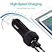 Tsevinsek USB Type C Car Charger with Coiled USB C Cable for Samsung Galaxy S8/S8 Plus/Galaxy S9/S9+, Moto Z Force Droid/Z2 Force/Z Play/Moto X4, Google Pixel/XL/2 XL and More Android Phones/iPhone