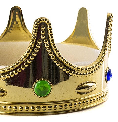 Tigerdoe King Crown and Scepter - King Costume Accessories - King Dress ...