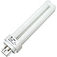 GE 97599 - F18DBX/830/ECO4P - 18 Watt CFL Light Bulb - Compact Fluorescent - 4 Pin G24q-2 Base - 3000K -