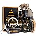 Beard Growth Grooming Kit for Men/Dad/Husband Beard Care Gift Sets with Beard Oil/Conditioner+Beard Balm+Beard Shampoo/Wash+Beard Comb,Scissors,Brush 100% Natural Ingredients Softener for Moisturizing