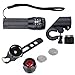 Bike Light Set, Bike Front Flashlight and Rear Bike Light, Super Bright and Waterproof LED Headlight and Taillight - Fits All Bikes