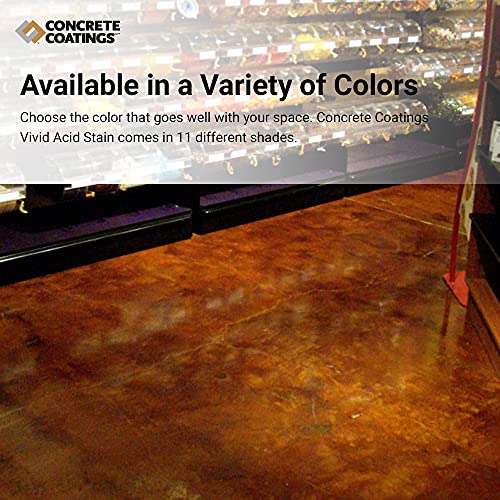CC Concrete Coatings Vivid Acid Stain for Antique Marble Effect