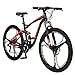 Eurobike OBK E7 Full Suspension Mountain Bike 21 Speed Bicycle 27.5″ Mens Bikes Disc Brakes MTB (Orange)thumb 1
