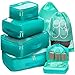Packing Cubes Travel Set 7Pc 2 Large Cube Organizer Laundry Shoe & Toiletry Bag